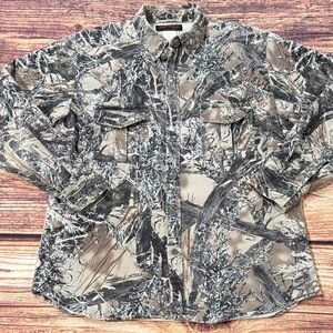 True Timber mc2 Men's Camouflage Button Down Shirt